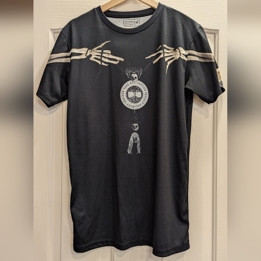 Halloween Skeleton Shirt Men's Medium